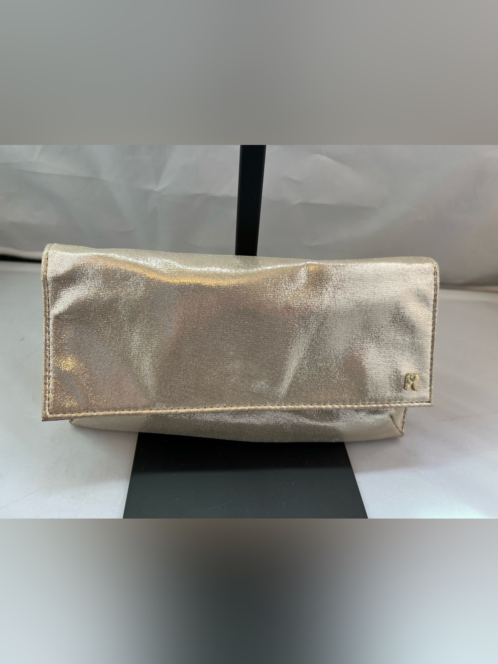 Victoria's Secret Metallic Gold Fold-Over Clutch